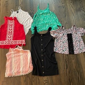 Girls tank tops and tank dress